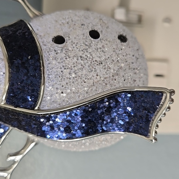 Bath & Body Works Wallflower Snowman  Plugin Diffuser Night Light Glitter CUTE - Picture 6 of 16